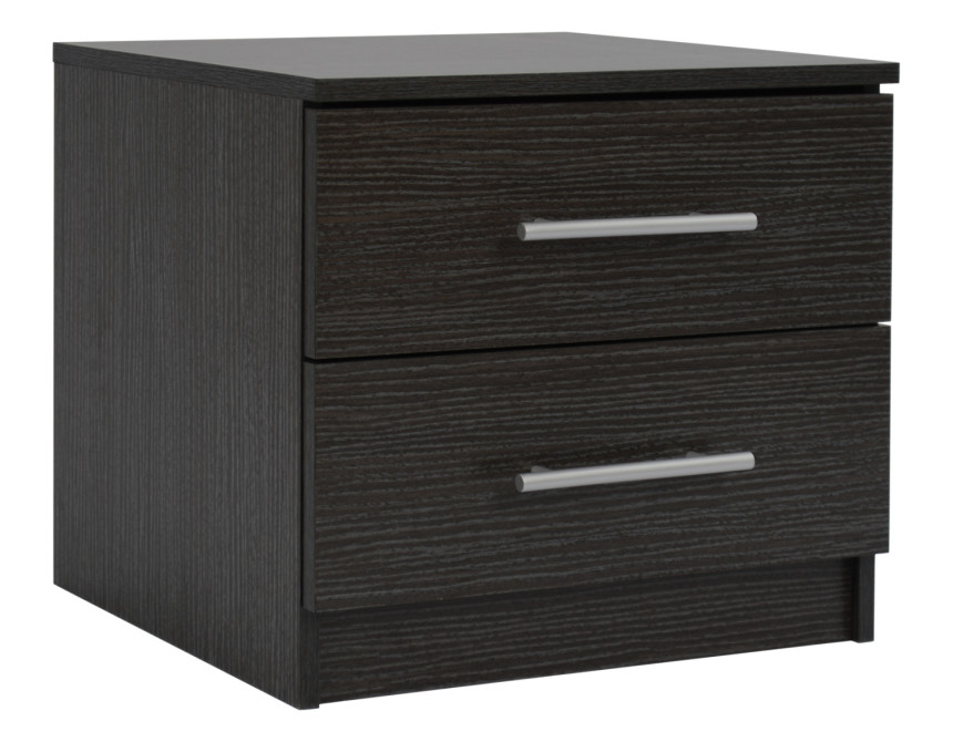 ΚΟΜΟΔΙΝΟ ΜΕΛΑΜΙΝΗΣ CHELSEA HM2220.01 ZEBRANO 48X40,5X41,5 εκ.