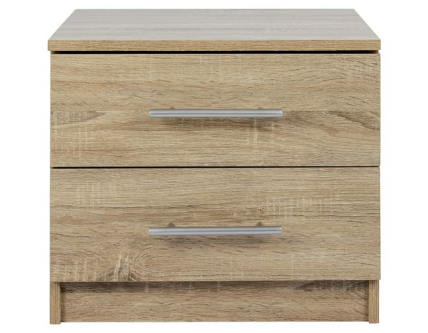 ΚΟΜΟΔΙΝΟ ΜΕΛΑΜΙΝΗΣ CHELSEA HM2220.02 SONAMA 48X40,5X41,5 εκ.
