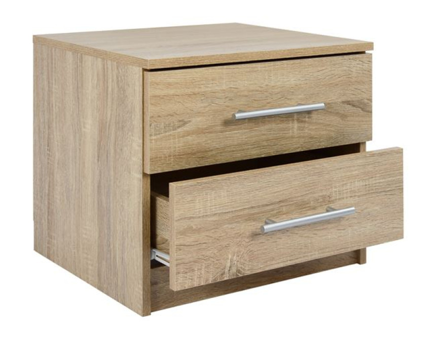 ΚΟΜΟΔΙΝΟ ΜΕΛΑΜΙΝΗΣ CHELSEA HM2220.02 SONAMA 48X40,5X41,5 εκ.