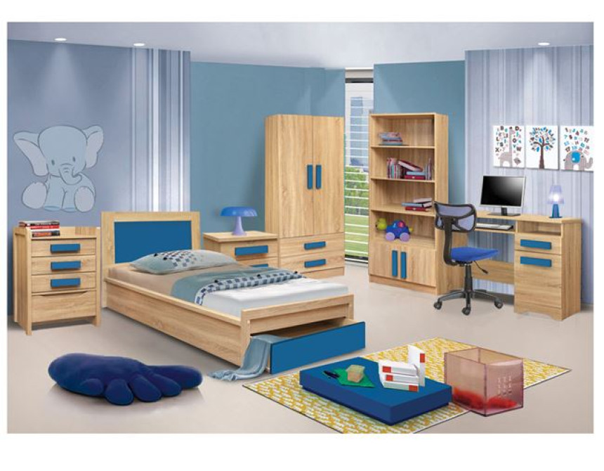 ΚΡΕΒΑΤΙ ΜΕ ΣΥΡΤΑΡΙ PLAYROOM HM330.01 SONAMA-ΣΙΕΛ 90Χ190εκ.