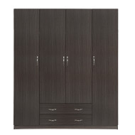 ΝΤΟΥΛΑΠΑ 4ΦΥΛΛΗ ΜΕ 2 ΣΥΡΤΑΡΙΑ AZALEA 200x55.5x180Υ εκ. HM353.01 ZEBRANO