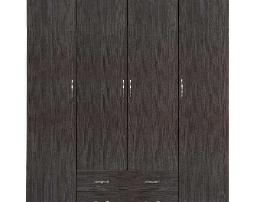 ΝΤΟΥΛΑΠΑ 4ΦΥΛΛΗ ΜΕ 2 ΣΥΡΤΑΡΙΑ AZALEA 200x55.5x180Υ εκ. HM353.01 ZEBRANO