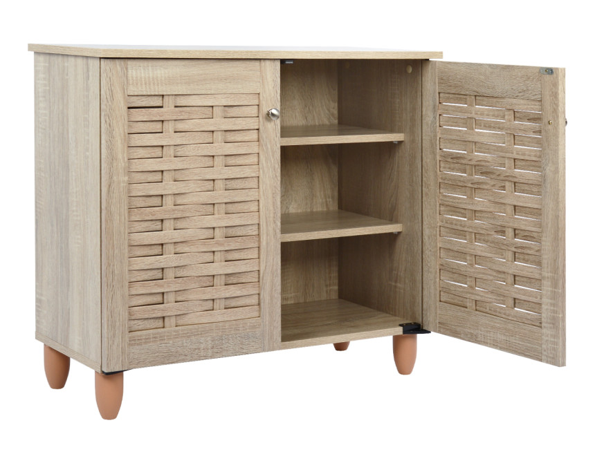 ΠΑΠΟΥΤΣΟΘΗΚΗ-ΝΤΟΥΛΑΠΙ ΞΥΛΙΝΗ CASSIOPE HM2208.02 SONAMA 77Χ34Χ63Υεκ.
