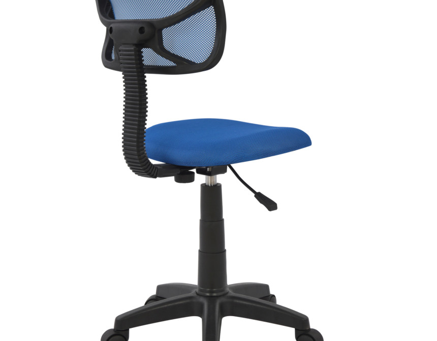 ΚΑΡΕΚΛΑ ΓΡΑΦΕΙΟΥ AKHILA HM1026.06 ΜΠΛΕ ΥΦΑΣΜΑ MESH 40,5x50,5x91,5 εκ.