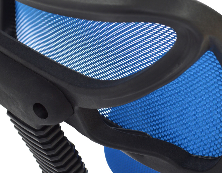 ΚΑΡΕΚΛΑ ΓΡΑΦΕΙΟΥ AKHILA HM1026.06 ΜΠΛΕ ΥΦΑΣΜΑ MESH 40,5x50,5x91,5 εκ.