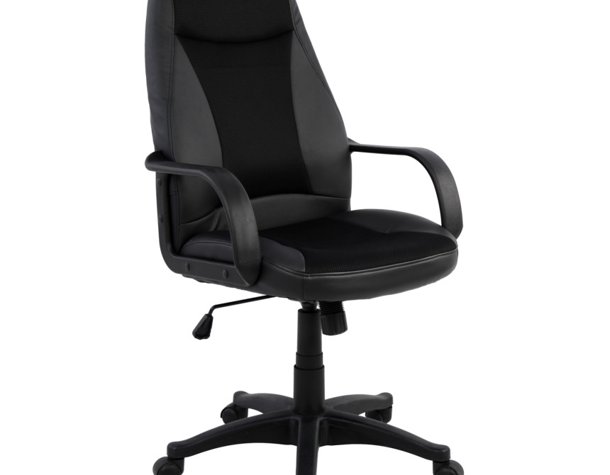 ΚΑΡΕΚΛΑ ΓΡΑΦΕΙΟΥ GAMING SIVIR HM1001.01 ΜΕ  ΜΑΥΡΟ PU 59x 60x115 εκ.