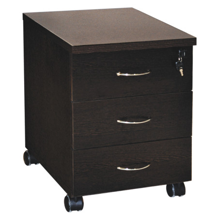 ΣΥΡΤΑΡΙΕΡΑ ΓΡΑΦΕΙΟΥ ΕΠΑΓΓΕΛΜΑΤΙΚΗ CAITLYN HM2011.02 WENGE ΜΕ 3ΣΥΡΤΑΡΙΑ 38X48X53cm