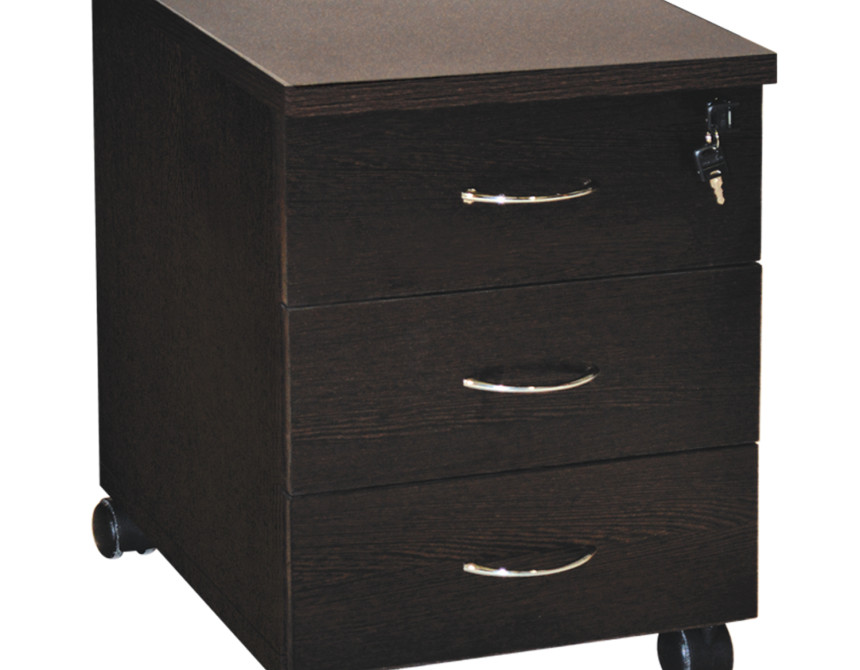 ΣΥΡΤΑΡΙΕΡΑ ΓΡΑΦΕΙΟΥ ΕΠΑΓΓΕΛΜΑΤΙΚΗ CAITLYN HM2011.02 WENGE ΜΕ 3ΣΥΡΤΑΡΙΑ 38X48X53cm