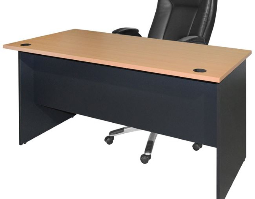 ΓΡΑΦΕΙΟ ΕΠΑΓΓΕΛΜΑΤΙΚΟ ABELINA 150x75x75 HM2016.01 ΓΚΡΙ-ΟΞΙΑ