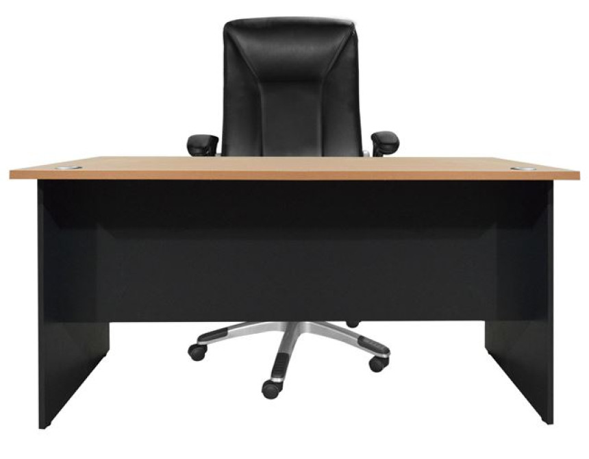 ΓΡΑΦΕΙΟ ΕΠΑΓΓΕΛΜΑΤΙΚΟ ABELINA 150x75x75 HM2016.01 ΓΚΡΙ-ΟΞΙΑ