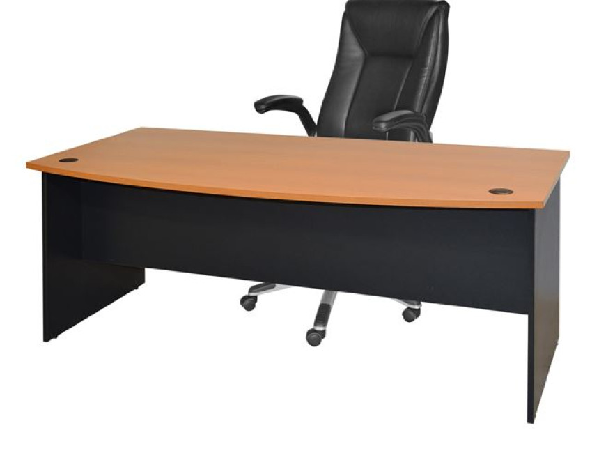 ΓΡΑΦΕΙΟ ΕΠΑΓΓΕΛΜΑΤΙΚΟ 180x93.5x74. CADAK HM2017.01 ΓΚΡΙ-ΟΞΙΑ