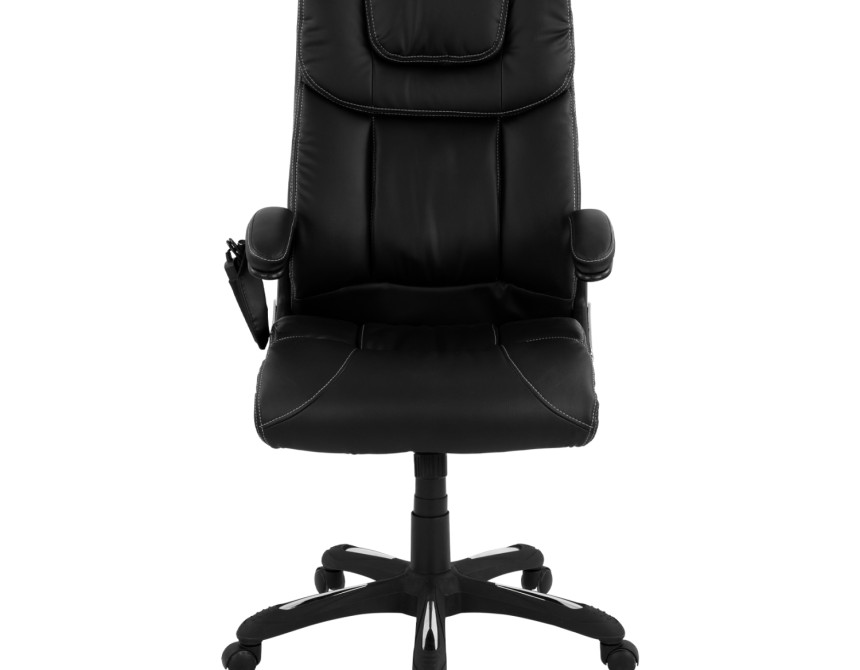 ΚΑΡΕΚΛΑ ΓΡΑΦΕΙΟΥ THORIN HM1050.01 ΜΕ MASSAGE ΜΑΥΡΗ HOMEMARKT 62x70x127Y εκ.