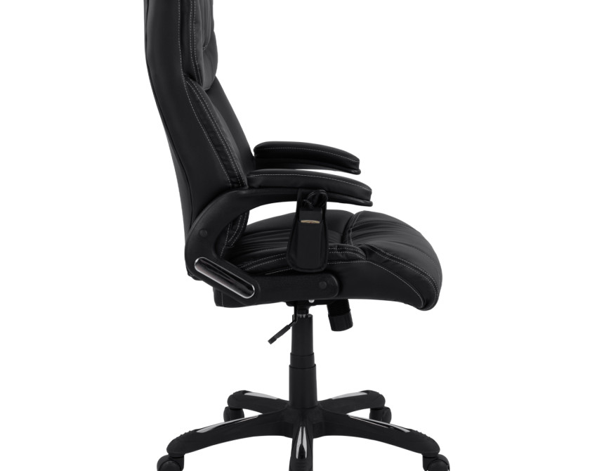 ΚΑΡΕΚΛΑ ΓΡΑΦΕΙΟΥ THORIN HM1050.01 ΜΕ MASSAGE ΜΑΥΡΗ HOMEMARKT 62x70x127Y εκ.