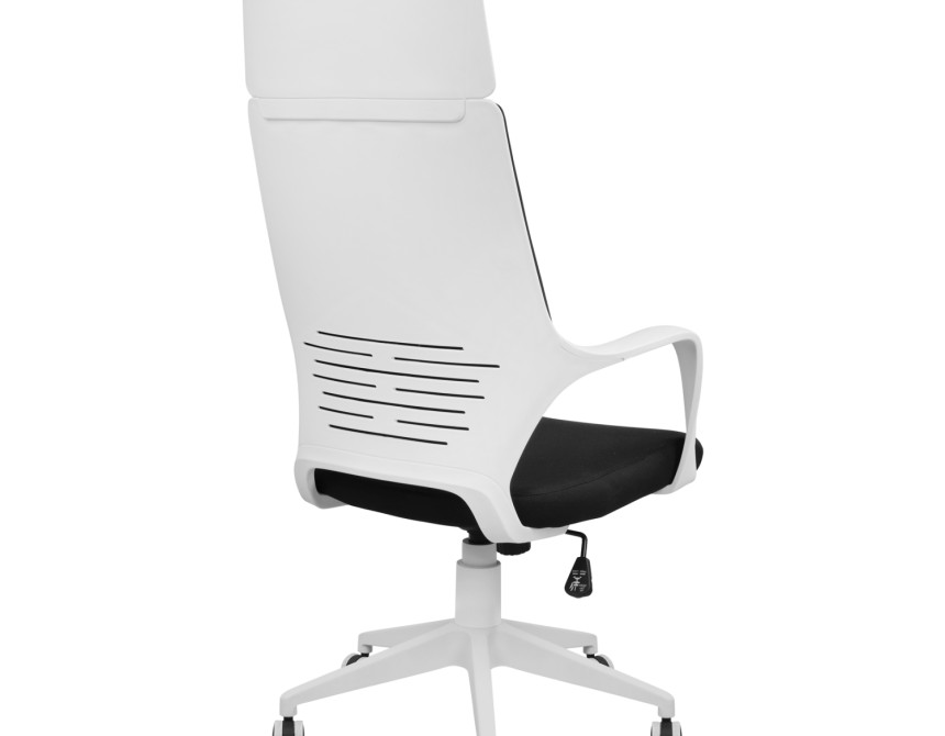 ΚΑΡΕΚΛΑ ΓΡΑΦΕΙΟΥ ANIVIA HM1054.01 ΜΑΥΡO & ΠΟΔΙ ΛΕΥΚΟ 64x61x126 εκ.