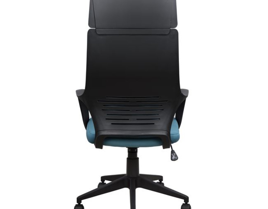 ΚΑΡΕΚΛΑ ΓΡΑΦΕΙΟΥ ANIVIA HM1054.06 ΓΚΡΙ ΣΙΕΛ & ΠΟΔΙ ΜΑΥΡΟ 64x61x126 εκ.