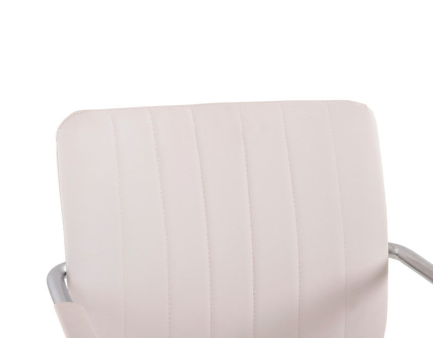 ΚΑΡΕΚΛΑ QUESTA ΜΕ ΜΠΡΑΤΣΑ HM1070.02 ΛΕΥΚΗ 56,5x59x85 cm