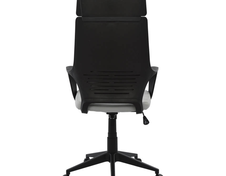 ΚΑΡΕΚΛΑ ΓΡΑΦΕΙΟΥ ANIVIA HM1073.21 ΓΚΡΙ & ΣΚΕΛΕΤΟ ΜΑΥΡΟ 64x61x127 cm