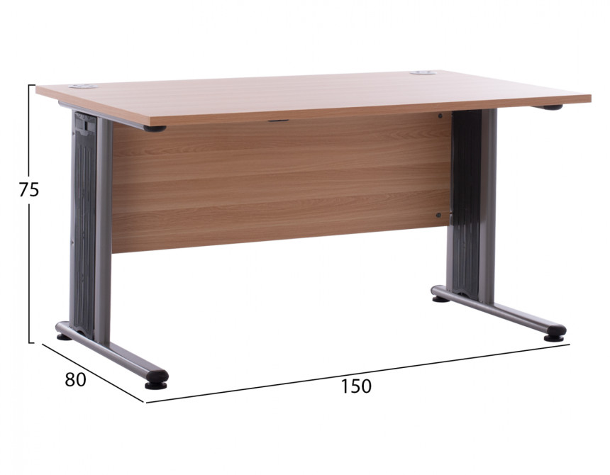 ΓΡΑΦΕΙΟ ΕΠΑΓΓΕΛΜΑΤΙΚΟ VALDEN HM2045.01 ΟΞΙΑ 150X80X75