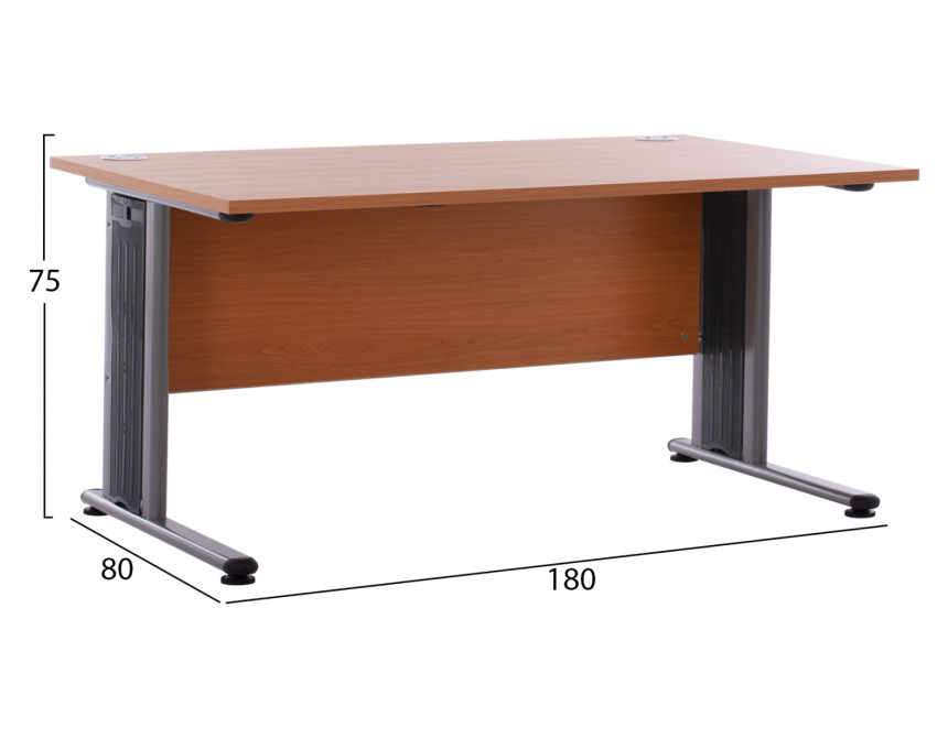 ΓΡΑΦΕΙΟ ΕΠΑΓΓΕΛΜΑΤΙΚΟ VALDEN HM2046.03 ΚΕΡΑΣΙ 180X80X75