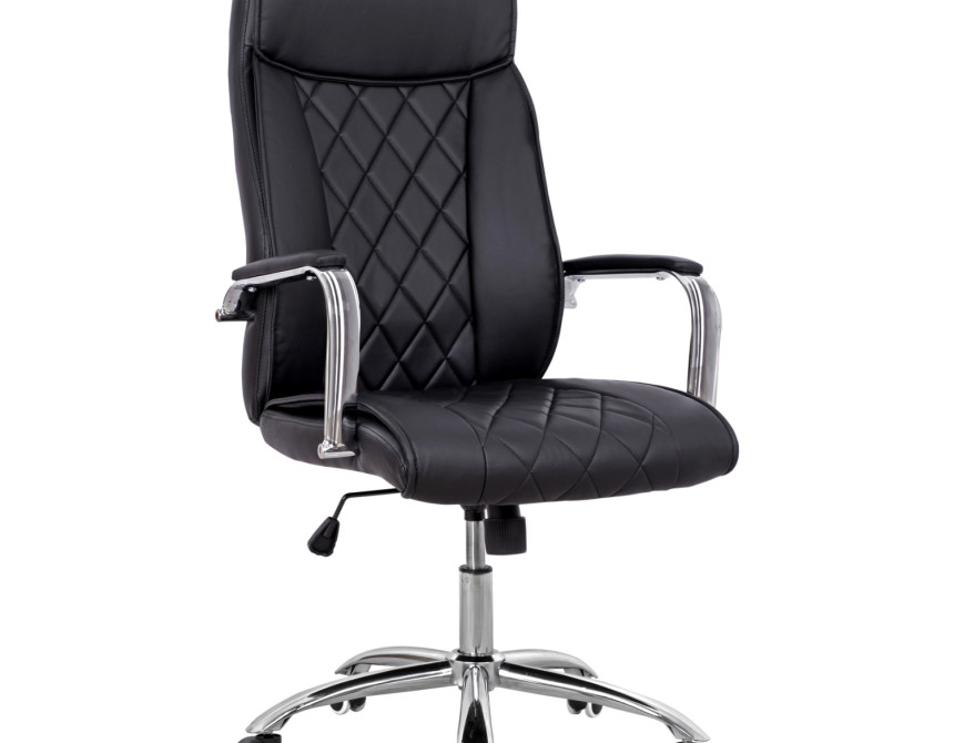 ΚΑΡΕΚΛΑ ΓΡΑΦΕΙΟΥ SHAILA HM1104.01 ΣΕ ΧΡΩΜΑ ΜΑΥΡΟ 64x68x(116-123)cm