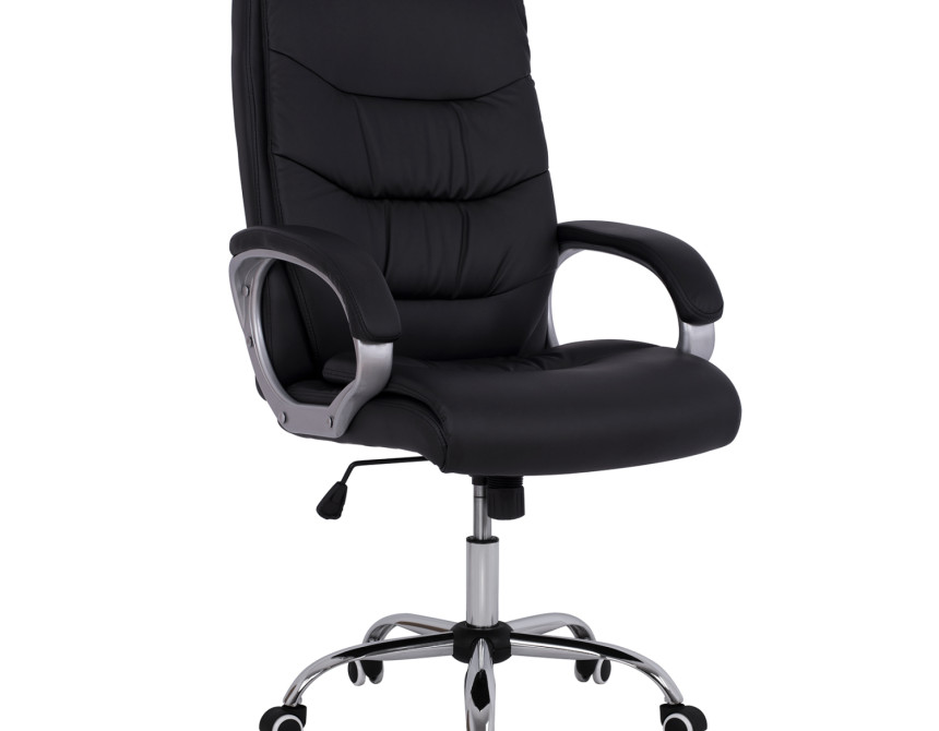 ΚΑΡΕΚΛΑ ΓΡΑΦΕΙΟΥ ZAMORA HM1087.01 ΣΕ ΜΑΥΡΟ ΧΡΩΜΑ 65x68x120 εκ.