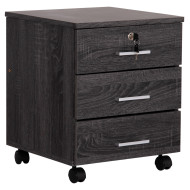 ΣΥΡΤΑΡΙΕΡΑ ΓΡΑΦΕΙΟΥ HAYDEN HM2282.01 ΣΕ ΑΝΘΡΑΚΙ ΧΡΩΜΑ 39x39,5x46,5