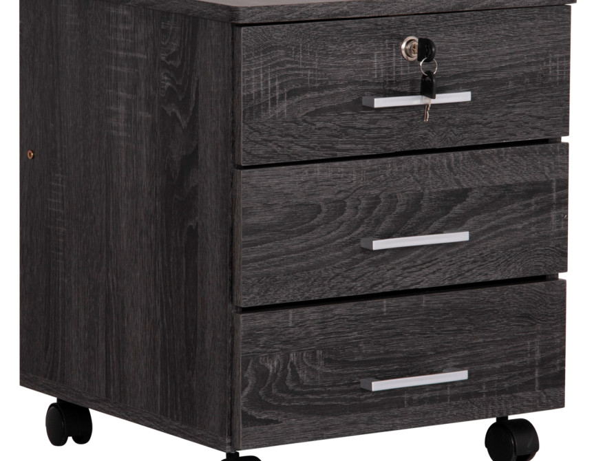 ΣΥΡΤΑΡΙΕΡΑ ΓΡΑΦΕΙΟΥ HAYDEN HM2282.01 ΣΕ ΑΝΘΡΑΚΙ ΧΡΩΜΑ 39x39,5x46,5