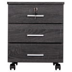 ΣΥΡΤΑΡΙΕΡΑ ΓΡΑΦΕΙΟΥ HAYDEN HM2282.01 ΣΕ ΑΝΘΡΑΚΙ ΧΡΩΜΑ 39x39,5x46,5
