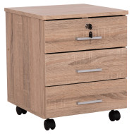 ΣΥΡΤΑΡΙΕΡΑ ΓΡΑΦΕΙΟΥ HAYDEN HM2282.02 ΣΕ ΧΡΩΜΑ SONAMA 39x39,5x46,5