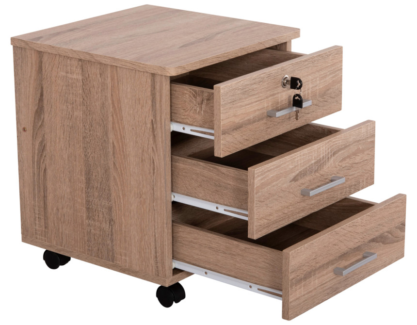 ΣΥΡΤΑΡΙΕΡΑ ΓΡΑΦΕΙΟΥ HAYDEN HM2282.02 ΣΕ ΧΡΩΜΑ SONAMA 39x39,5x46,5