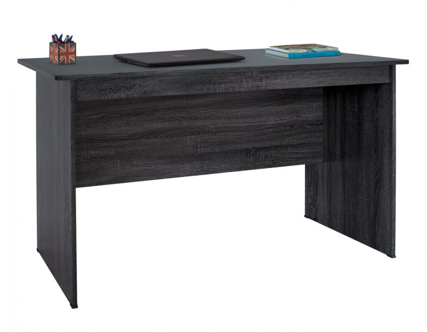 ΓΡΑΦΕΙΟ ΜΕΛΑΜΙΝΗΣ HAYDEN 120x71x74,5 HM2285.01 ΣΕ ΑΝΘΡΑΚΙ ΧΡΩΜΑ