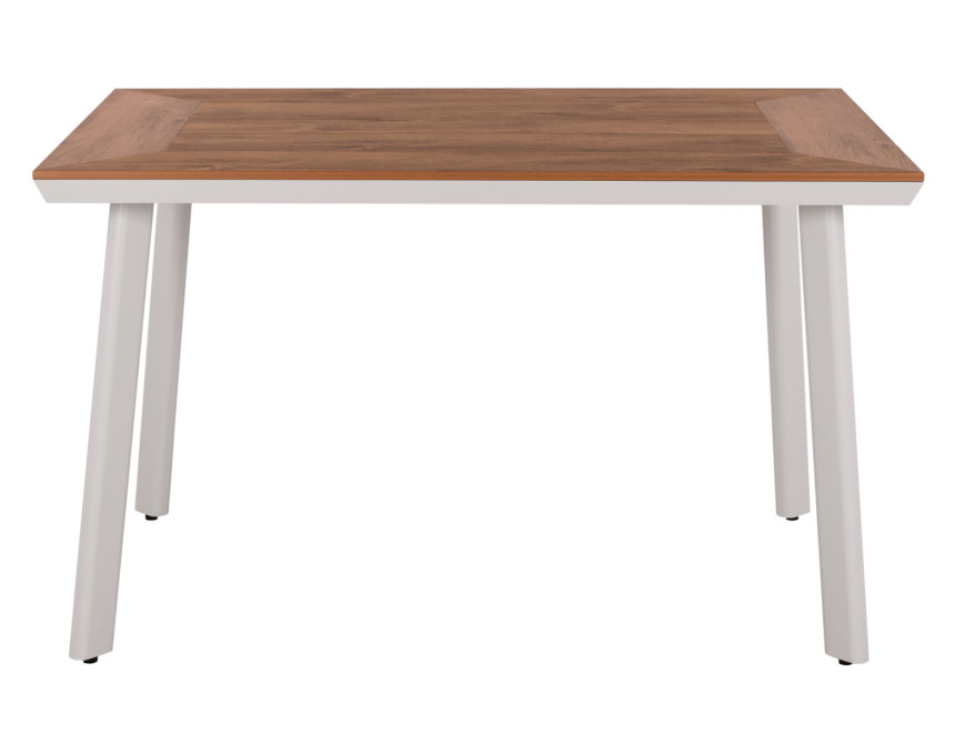 ΤΡΑΠΕΖΙ ΑΛΟΥΜΙΝΙΟΥ TABER ΜΕ POLYWOOD ΛΕΥΚΟ 120x80x72,5Υ εκ. HM5562.01