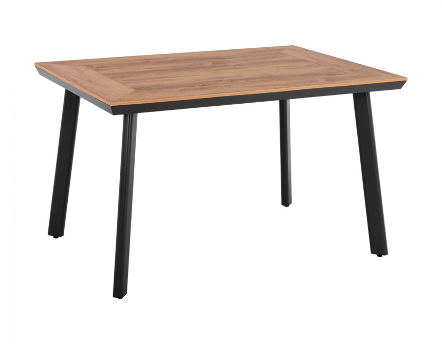 ΤΡΑΠΕΖΙ ΑΛΟΥΜΙΝΙΟΥ TABER ΑΝΘΡΑΚΙ ΜΕ ΕΠΙΦΑΝΕΙΑ POLYWOOD HM5562.02 120x80x72,5Υ ΕΚ.