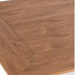 ΤΡΑΠΕΖΙ ΑΛΟΥΜΙΝΙΟΥ TABER ΛΕΥΚΟ ΜΕ ΕΠΙΦΑΝΕΙΑ POLYWOOD HM5563.01 80x80x73Υ ΕΚ.