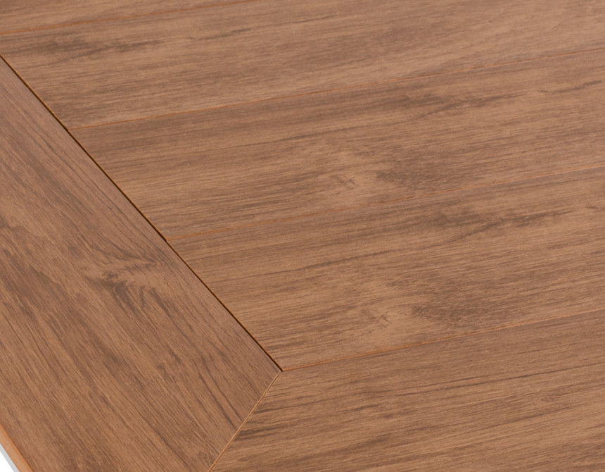 ΤΡΑΠΕΖΙ ΑΛΟΥΜΙΝΙΟΥ TABER ΛΕΥΚΟ ΜΕ ΕΠΙΦΑΝΕΙΑ POLYWOOD HM5563.01 80x80x73Υ ΕΚ.