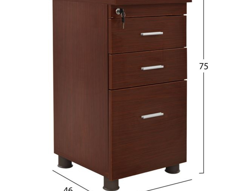 ΣΥΡΤΑΡΙΕΡΑ ΓΡΑΦΕΙΟΥ VANCE ΕΠΑΓΓΕΛΜΑΤΙΚΗ WENGE HM2049.12 40X46X75Υ εκ.