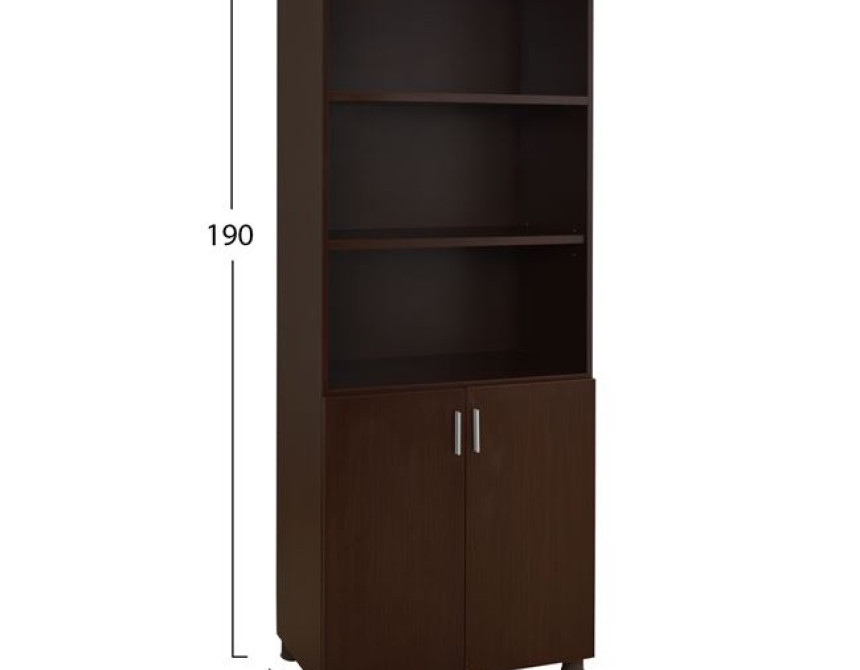 ΒΙΒΛΙΟΘΗΚΗ ΓΡΑΦΕΙΟΥ VANCE ΕΠΑΓΓΕΛΜΑΤΙΚΗ WENGE HM2055.12 80Χ40Χ190Υ εκ.