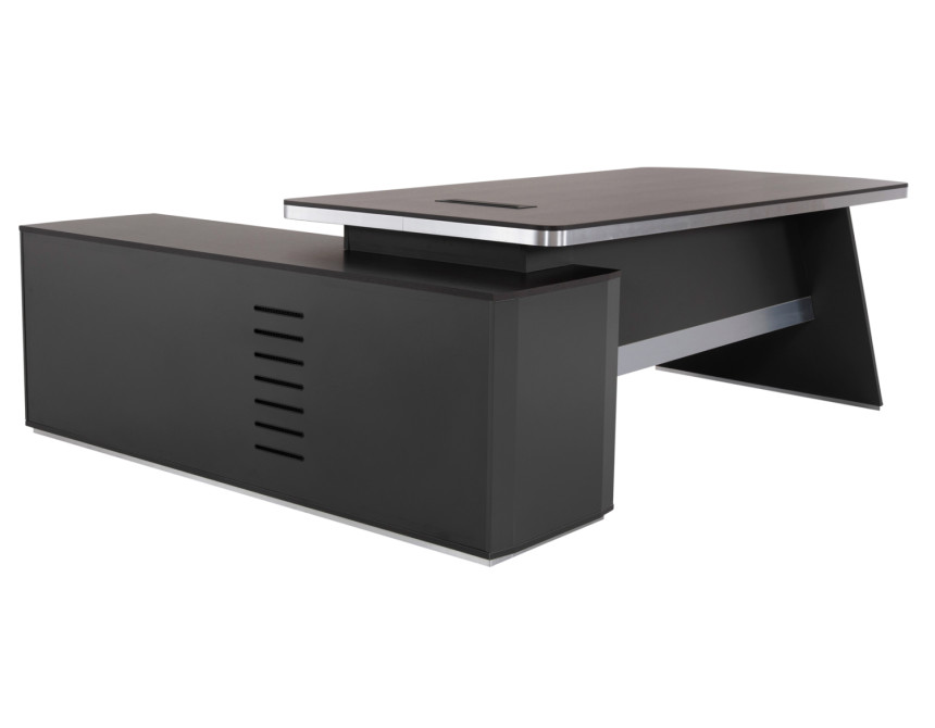ΓΡΑΦΕΙΟ ΕΠΑΓΓΕΛΜΑΤΙΚΟ ΔΕΞΙΑ ΓΩΝΙΑ ROSEWOOD HM2083R 220X180X76Υ εκ.