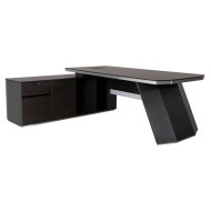 ΓΡΑΦΕΙΟ ΕΠΑΓΓΕΛΜΑΤΙΚΟ ΑΡΙΣΤΕΡΗ ΓΩΝΙΑ ROSEWOOD HM2083L 220X180X76Υ εκ.