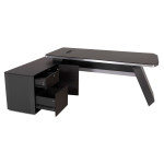 ΓΡΑΦΕΙΟ ΕΠΑΓΓΕΛΜΑΤΙΚΟ ΑΡΙΣΤΕΡΗ ΓΩΝΙΑ ROSEWOOD HM2083L 220X180X76Υ εκ.