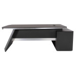ΓΡΑΦΕΙΟ ΕΠΑΓΓΕΛΜΑΤΙΚΟ ΑΡΙΣΤΕΡΗ ΓΩΝΙΑ ROSEWOOD HM2083L 220X180X76Υ εκ.