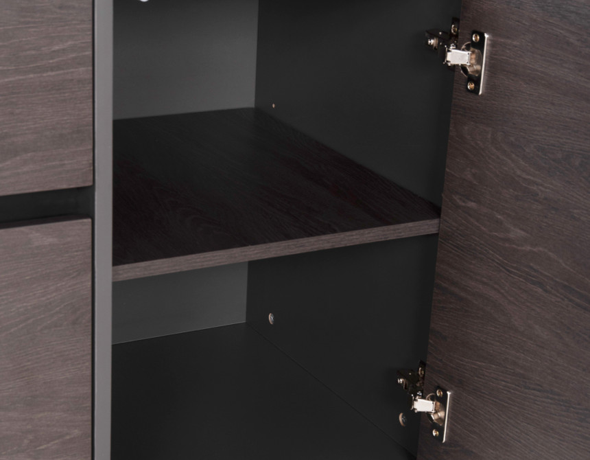 ΓΡΑΦΕΙΟ ΕΠΑΓΓΕΛΜΑΤΙΚΟ ΑΡΙΣΤΕΡΗ ΓΩΝΙΑ ROSEWOOD HM2083L 220X180X76Υ εκ.