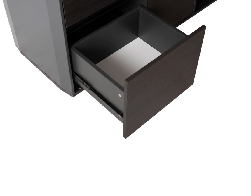 ΓΡΑΦΕΙΟ ΕΠΑΓΓΕΛΜΑΤΙΚΟ ΑΡΙΣΤΕΡΗ ΓΩΝΙΑ ROSEWOOD HM2083L 220X180X76Υ εκ.