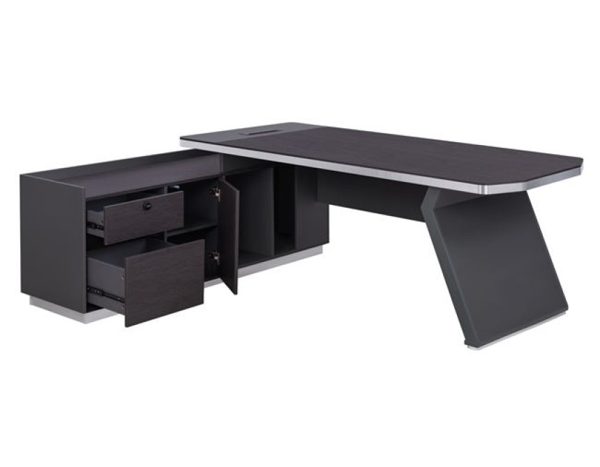 ΓΡΑΦΕΙΟ ΕΠΑΓΓΕΛΜΑΤΙΚΟ ΑΡΙΣΤΕΡΗ ΓΩΝΙΑ ROSEWOOD HM2084L 220X180X76Υ εκ.