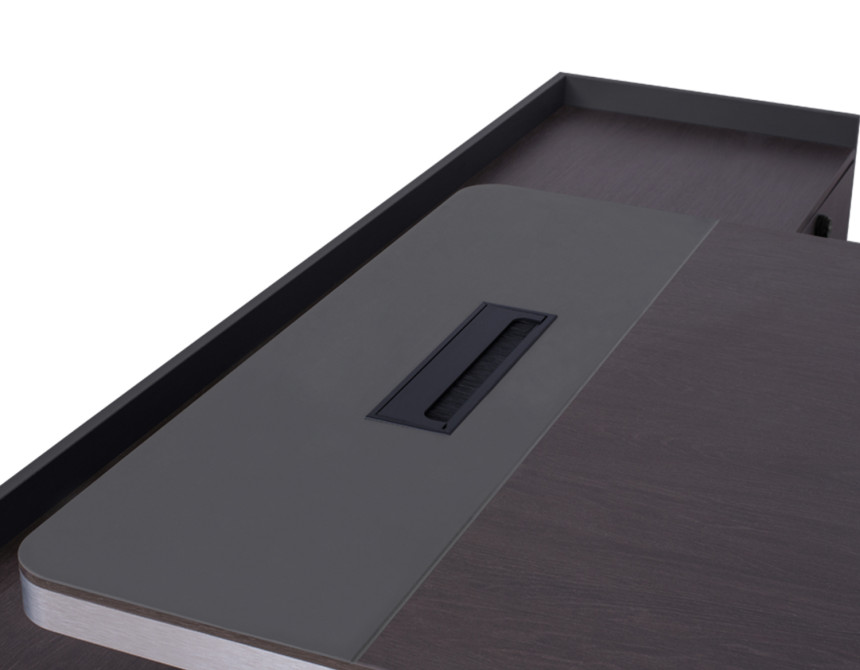 ΓΡΑΦΕΙΟ ΕΠΑΓΓΕΛΜΑΤΙΚΟ ΔΕΞΙΑ ΓΩΝΙΑ ROSEWOOD HM2084R 220X180X76Υ εκ.
