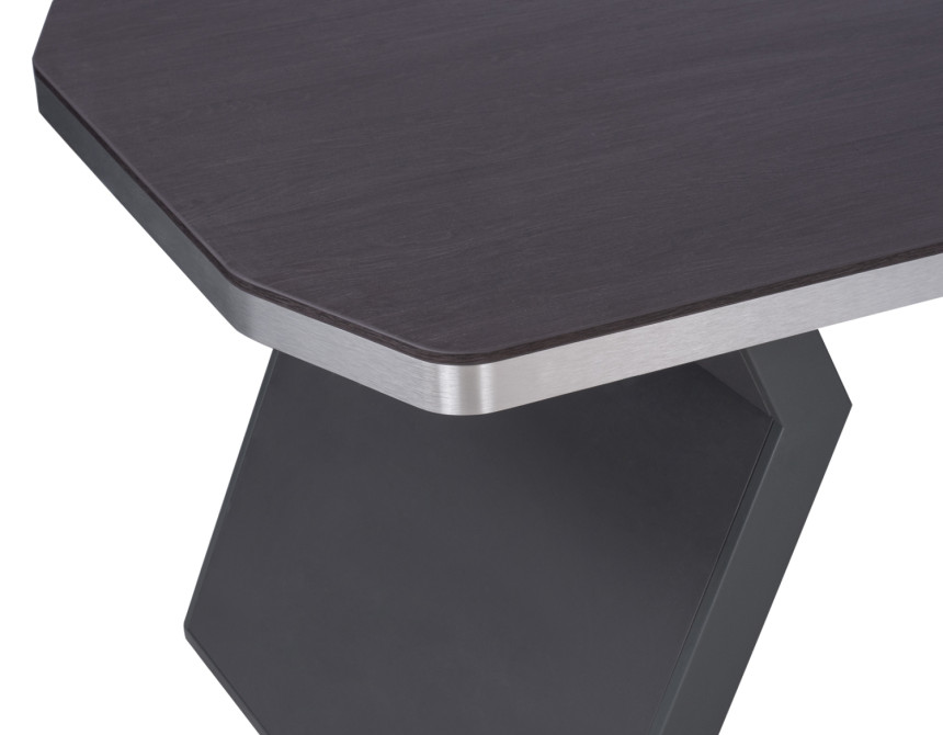 ΓΡΑΦΕΙΟ ΕΠΑΓΓΕΛΜΑΤΙΚΟ ΔΕΞΙΑ ΓΩΝΙΑ ROSEWOOD HM2084R 220X180X76Υ εκ.