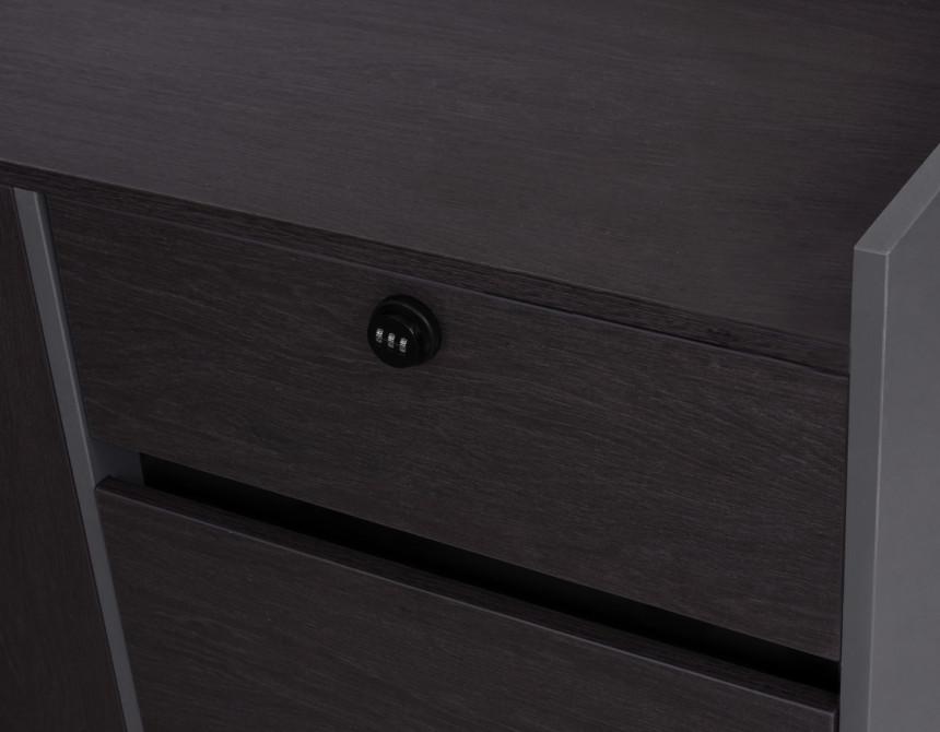 ΓΡΑΦΕΙΟ ΕΠΑΓΓΕΛΜΑΤΙΚΟ ΔΕΞΙΑ ΓΩΝΙΑ ROSEWOOD HM2084R 220X180X76Υ εκ.