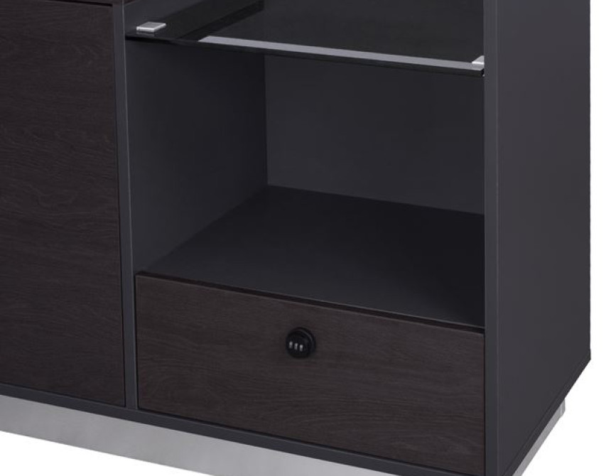 ΓΡΑΦΕΙΟ ΕΠΑΓΓΕΛΜΑΤΙΚΟ ΔΕΞΙΑ ΓΩΝΙΑ ROSEWOOD HM2086R 180X170X76Υ εκ.