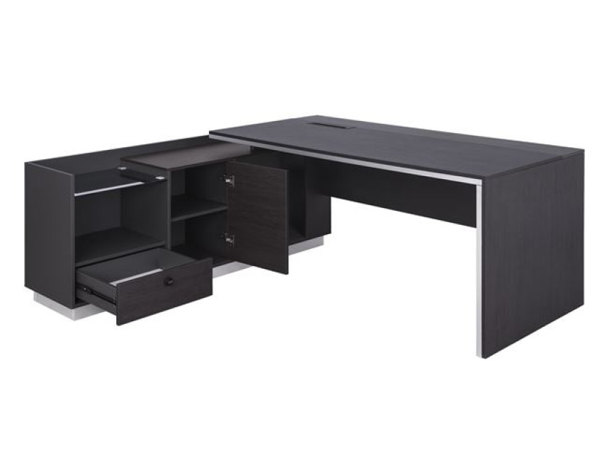 ΓΡΑΦΕΙΟ ΕΠΑΓΓΕΛΜΑΤΙΚΟ ΑΡΙΣΤΕΡΗ ΓΩΝΙΑ ROSEWOOD HM2086L 180X170X76Υ εκ.
