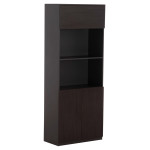 ΒΙΒΛΙΟΘΗΚΗ ΓΡΑΦΕΙΟΥ ΕΠΑΓΓΕΛΜΑΤΙΚΗ ROSEWOOD HM2089 80Χ40Χ200Υ εκ.